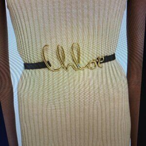 Chloe NWT Signature Leather Belt ($860) w/tax (Medium)